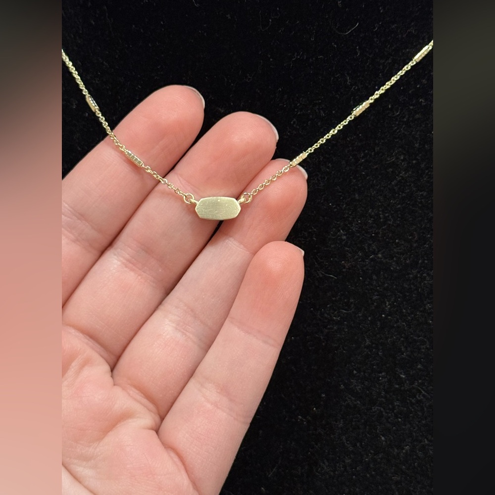 Kendra Scott Fern Gold Necklace - Picture 2 of 9